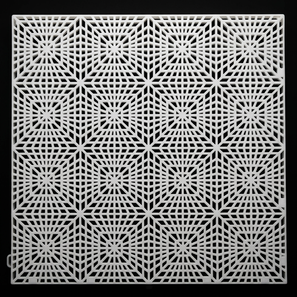 Single 12 inch HockeyTrax HDPE training tile